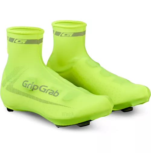 GripGrab RaceAero Hi-Vis Lightweight Overshoes