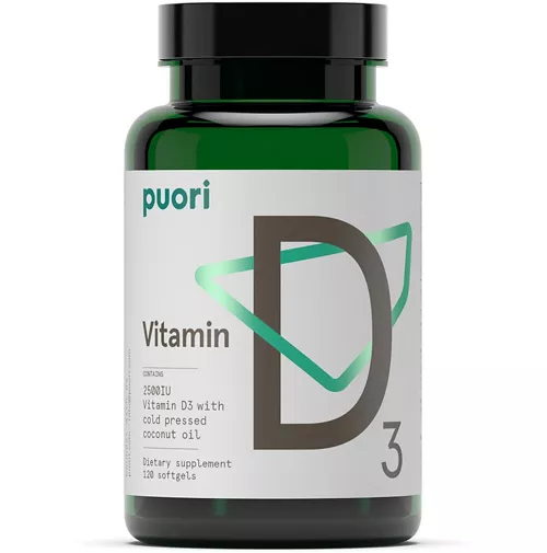 Puori D3 - Vitamin D (120 Capsules)