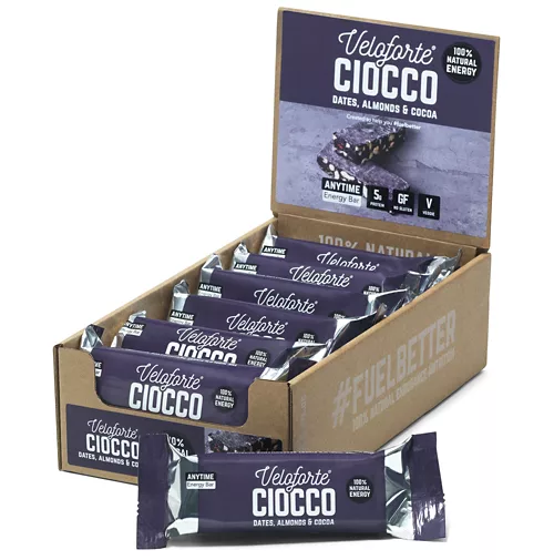 Veloforte Natural Energy Bar Box (12 X 62g)