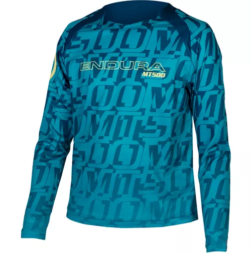 Endura Kid's MT500JR LS Print Cycling Jersey SS23
